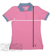 таблица размеров футболок поло женских